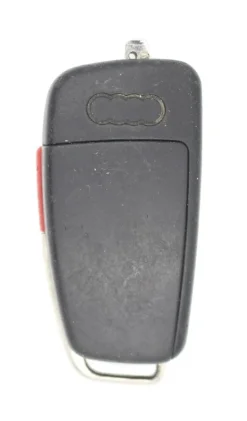 Unrefurbished OEM Audi 8E0 837 220 MYT 4073A 4 Button Key Fob - Grade C