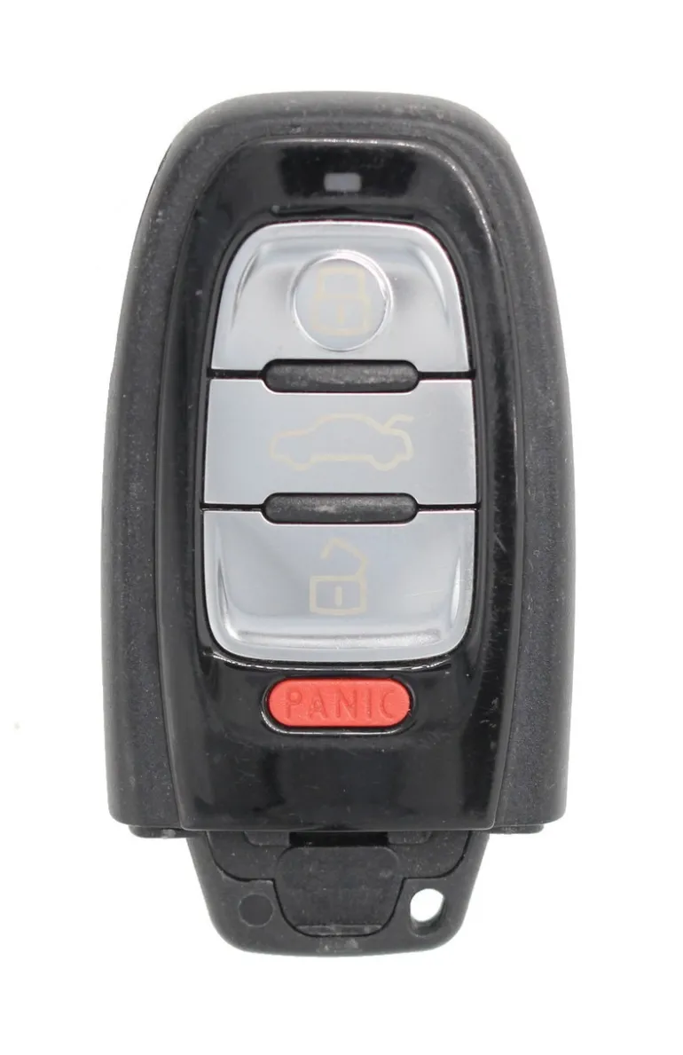 Unrefurbished OEM Audi 4G0959754 IYZFBSB802 4 Button Key Fob - Grade C
