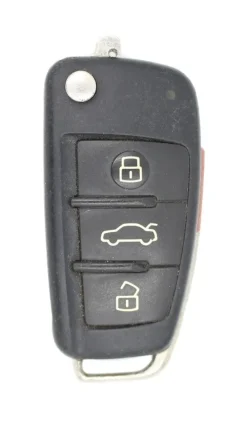 Unrefurbished OEM Audi IYZ 3314 4 Button Key Fob - Grade C