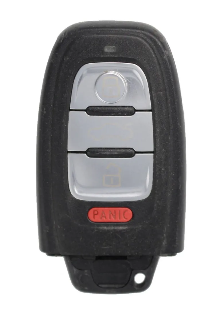 Unrefurbished OEM Audi 8T0 959 754 8K0 959 754 IYZFBSB802 4 Button Key Fob w/out Comfort Access - Grade C