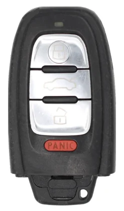 Unrefurbished OEM Audi 8T0.959.754 S IYZFBSB802 4 Button Key Fob - Grade A