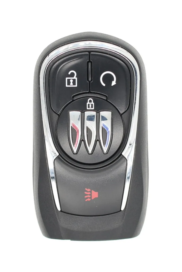 Unrefurbished OEM Buick 13547676A HYQ4ES 4 Button Key Fob - Grade A