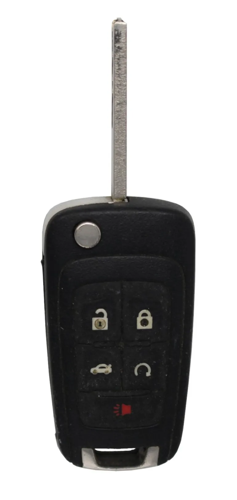 Unrefurbished OEM Buick 13584825 5 Button Key Fob - Grade C