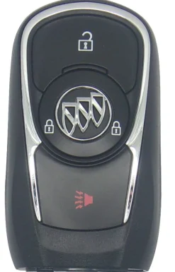 Unrefurbished OEM Buick 13532390 3 Button Key Fob - Grade A