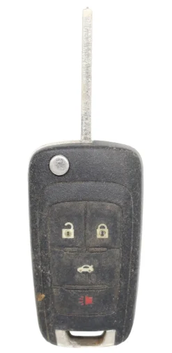 Unrefurbished OEM Buick 13504205 | 13500227 | 5912555 V2T-01060512 OHT01060512 4 Button Key Fob - Grade C