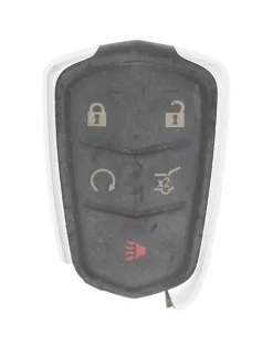 Unrefurbished OEM Cadillac 13598537A HYQ2AB 5 Button Key Fob - Grade C