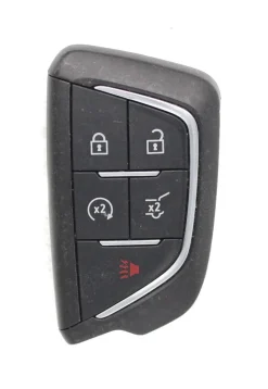 Unrefurbished OEM Cadillac 13560554 | 13553714 5 Button Key Fob - Grade C