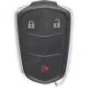 Unrefurbished OEM Cadillac 13580797F HYQ2AB 3 Button Key Fob - Grade C