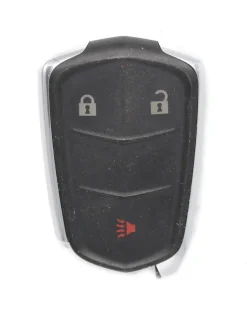 Unrefurbished OEM Cadillac 13580797F HYQ2AB 3 Button Key Fob - Grade C