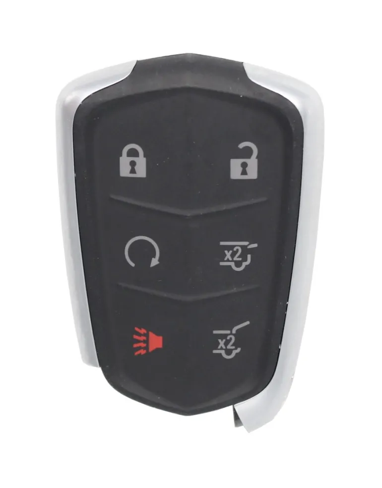 Unrefurbished OEM Cadillac HYQ2AB Key Fob 6 Button - Grade A