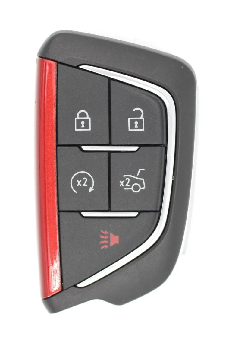 Unrefurbished OEM Cadillac 85541927 | 85002114 Key Fob 5 Button - Grade A