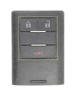 Unrefurbished OEM Cadillac NBG009768T 3 Button Key Fob - Grade C