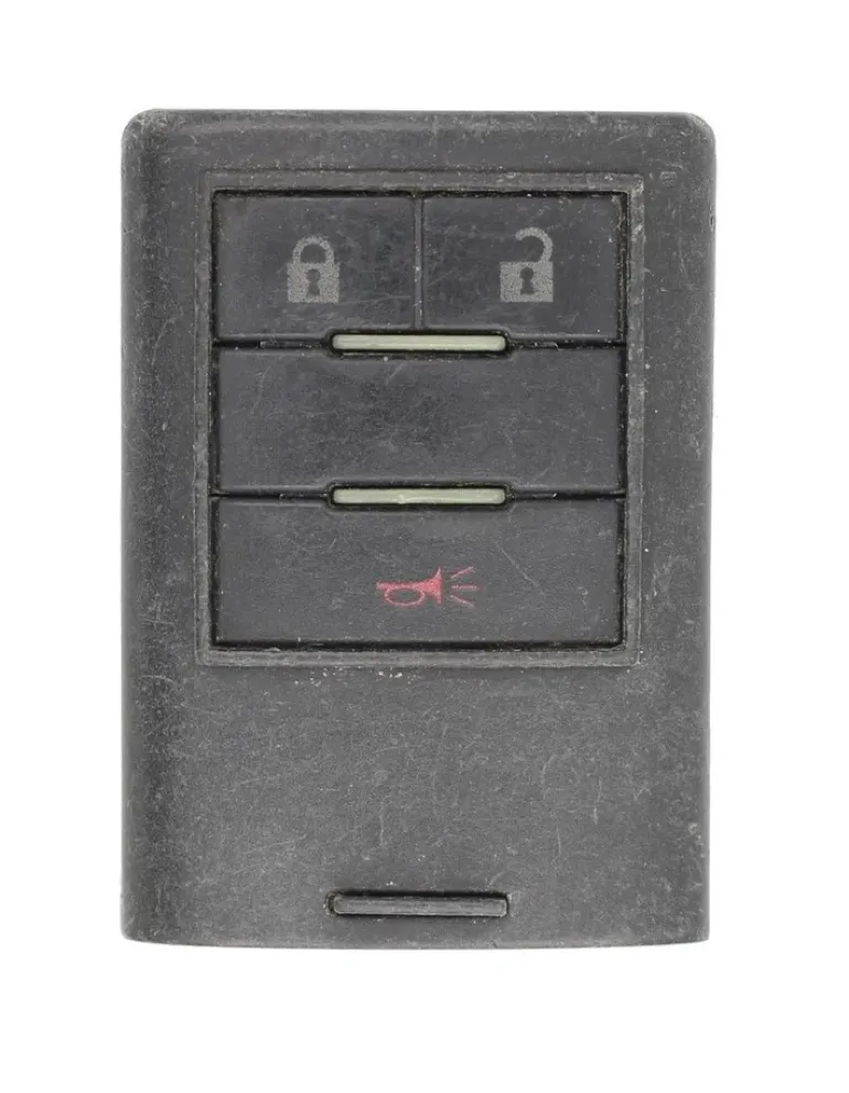 Unrefurbished OEM Cadillac 22865378 NBG009768T 3 Button Key Fob - Grade C