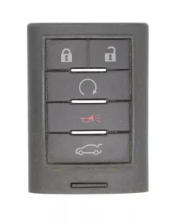 Unrefurbished OEM Cadillac 22856930 NBG009768T 5 Button Key Fob - Grade C