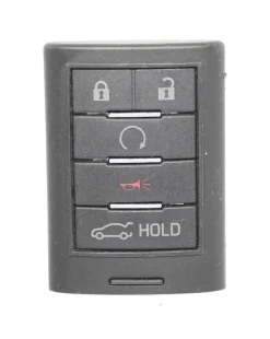 Unrefurbished OEM Cadillac 23434879 NBGG093UCC 5 Button Key Fob - Grade C