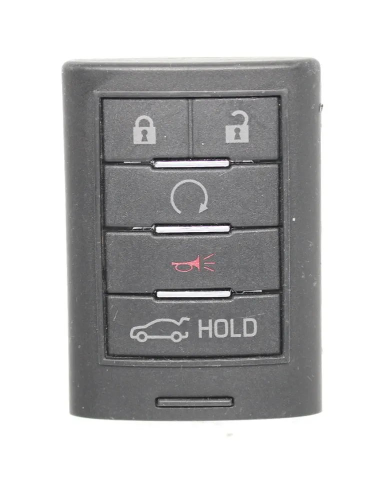 Unrefurbished OEM Cadillac 23434879 NBGG093UCC 5 Button Key Fob - Grade C