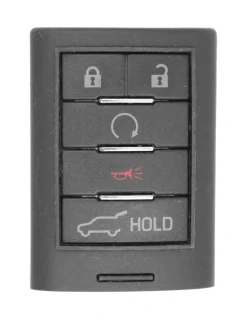 Unrefurbished OEM Cadillac NBG009768T 5 Button Key Fob - Grade A