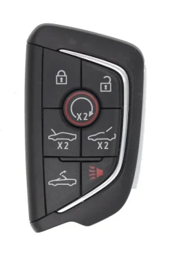 Unrefurbished OEM Chevrolet 13554501 YG0G20TB1 7 Button Key Fob - Grade C