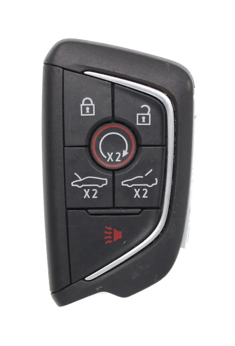 Unrefurbished OEM Chevrolet 13554498 YG0G20TB1 6 Button Key Fob - Grade C