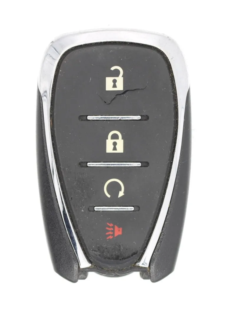 Unrefurbished OEM Chevrolet 13530712A HYQ4ES 4 Button Key Fob - Grade C