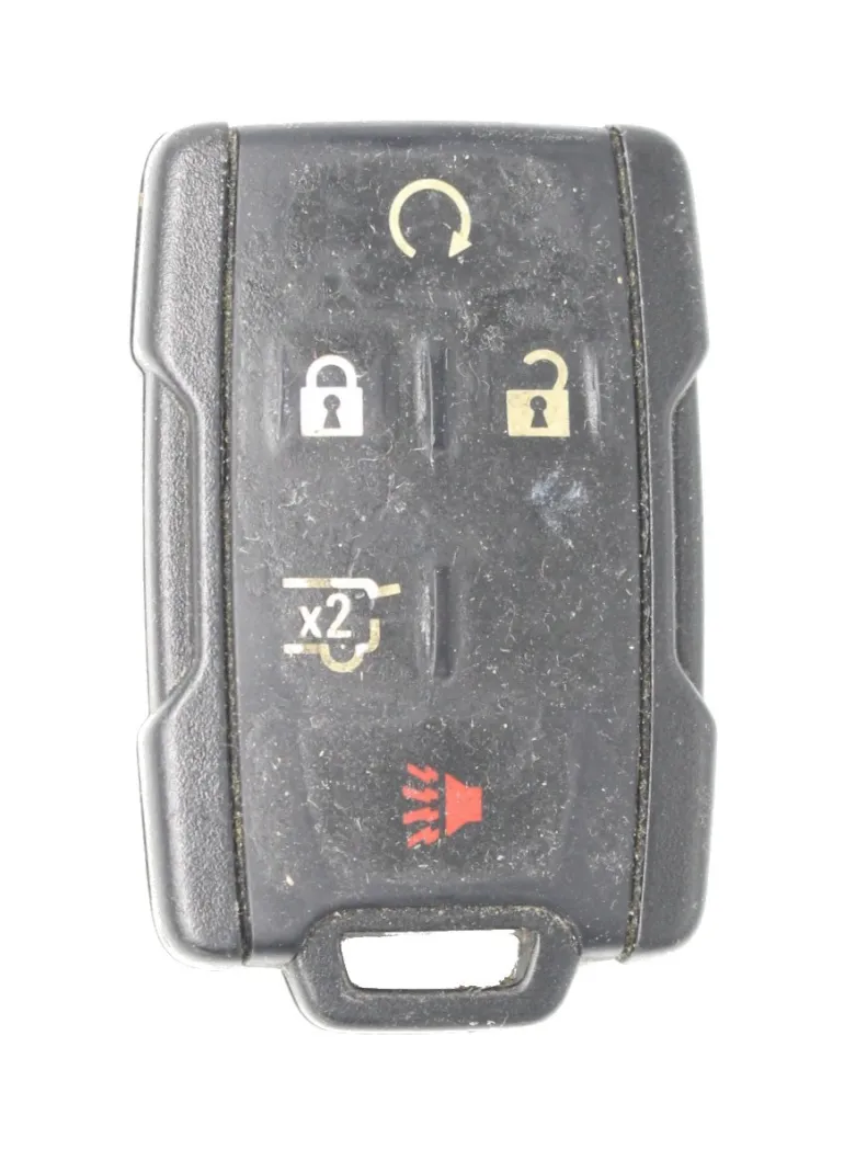 Unrefurbished OEM Chevrolet 13580081 M3N-32337100 5 Button Key Fob - Grade C