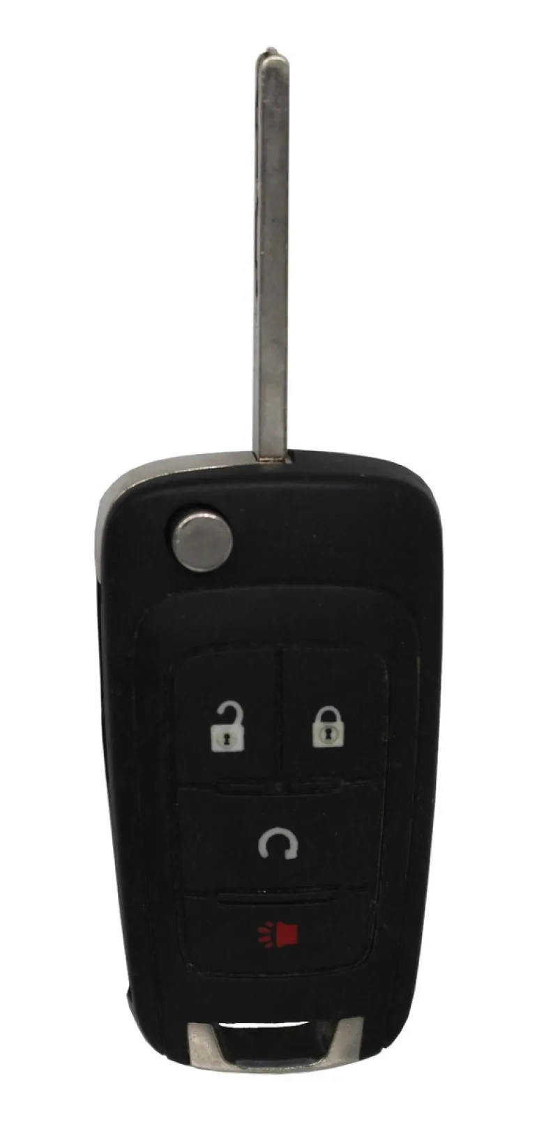 Unrefurbished OEM Chevrolet 13504265 4 Button Key Fob - Grade C