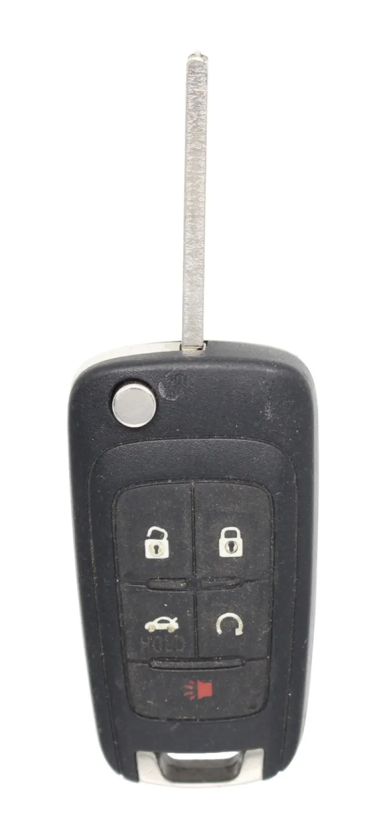 Unrefurbished OEM Chevrolet 13585404 5 Button Key Fob - Grade C