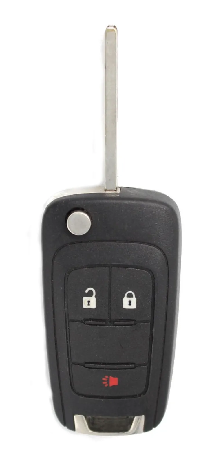 Unrefurbished OEM Chevrolet 13504266 AVL-B01T1AC 3 Button Key Fob - Grade C