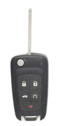 Unrefurbished OEM Chevrolet 13586121 | 13575178 5 Button Key Fob - Grade C