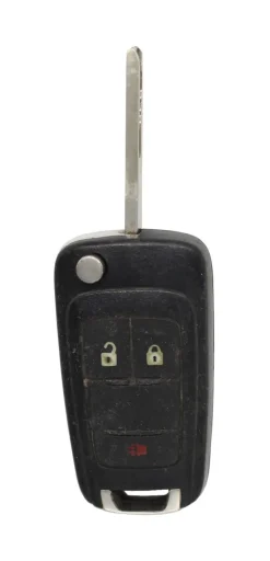 Unrefurbished OEM Chevrolet 13579221 | 13575182 3 Button Key Fob - Grade C