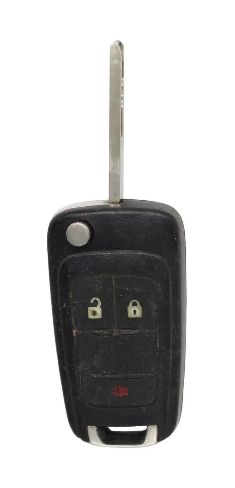 Unrefurbished OEM Chevrolet 13579221 | 13575182 3 Button Key Fob - Grade C