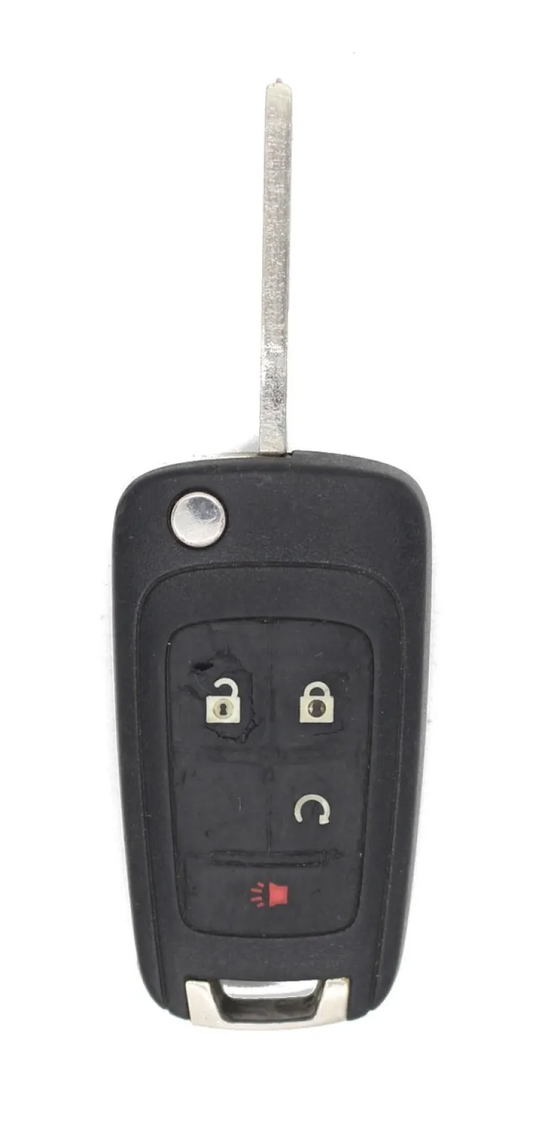 Unrefurbished OEM Chevrolet OHT01060512 4 Button Key Fob - Grade C