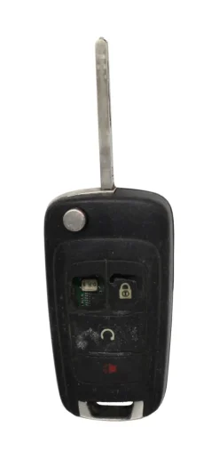 Unrefurbished OEM Chevrolet 13579216 | 13575177 4 Button Key Fob - Grade C