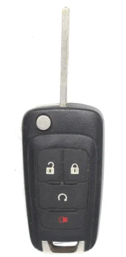 Unrefurbished OEM Chevrolet 13501916 AVL-B01T1AC 4 Button Key Fob - Grade C