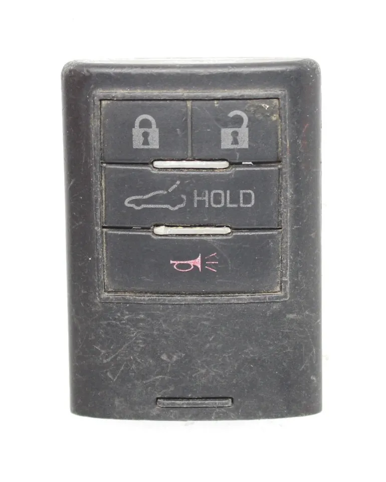 Unrefurbished OEM Chevrolet Corvette 22779879 4 Button w/ Remote Start Key Fob - Grade C