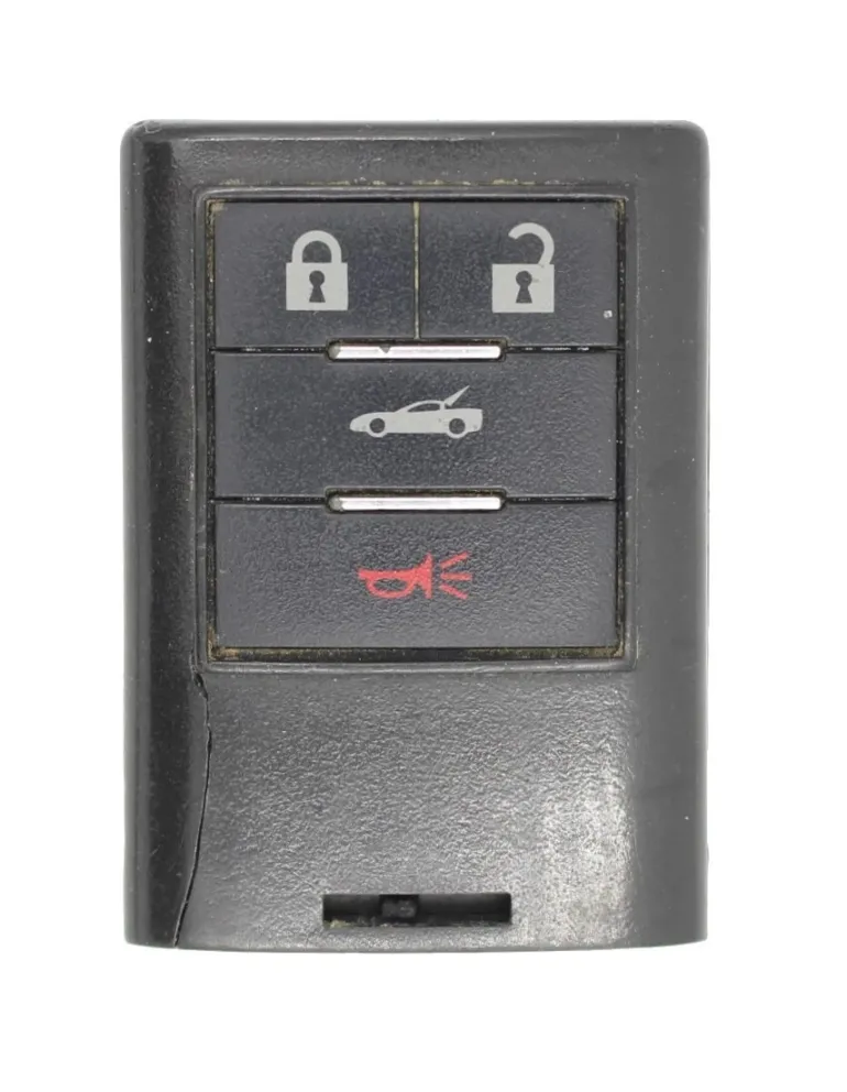 Unrefurbished OEM Chevrolet Corvette M3N5WY7777A 4 Button Key Fob Driver 2 - Grade C