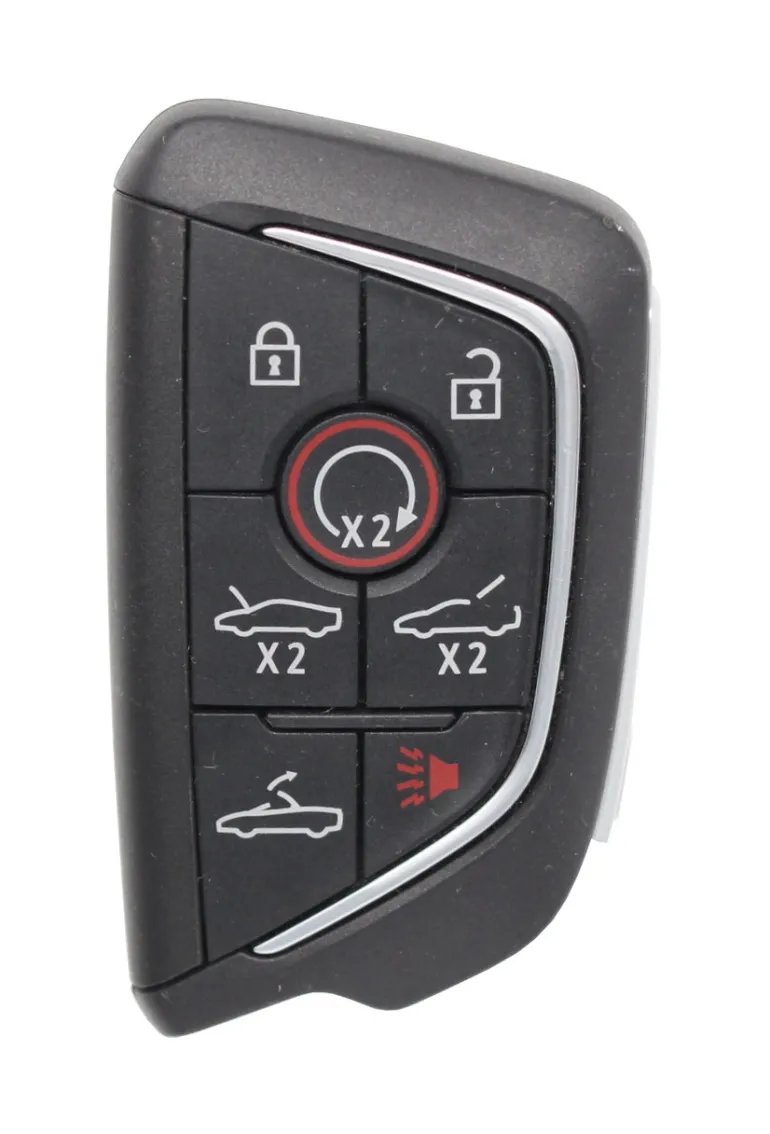 Unrefurbished OEM Chevrolet 13554501 7 Button Key Fob - Grade A