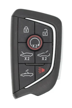 Unrefurbished OEM Chevrolet Corvette YG0G20TB1 7 Button Key Fob - Grade A