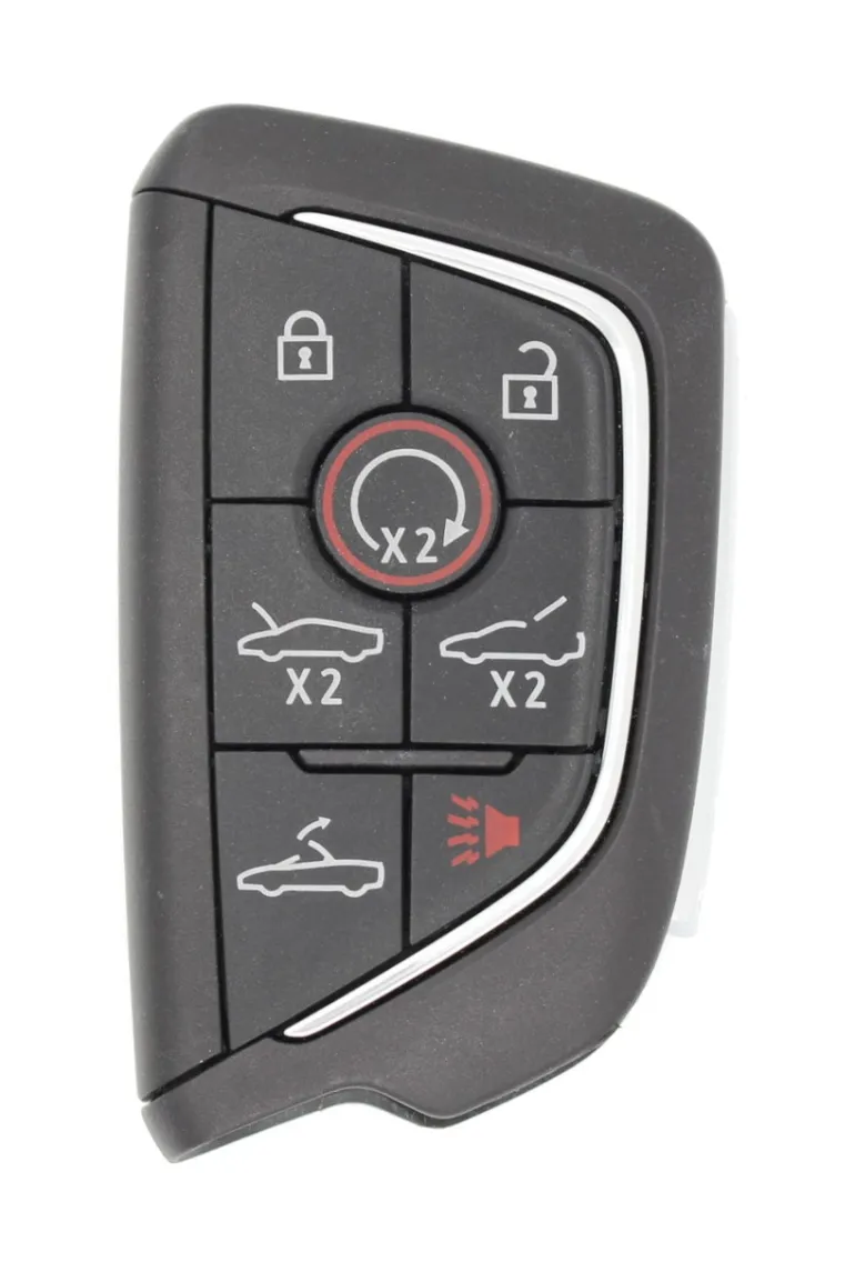 Unrefurbished OEM Chevrolet YG0G20TB1 7 Button Key Fob - Grade A