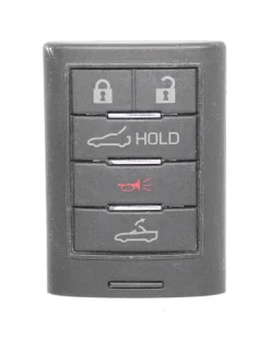 Unrefurbished OEM Chevrolet 23465954 NBGGD9C04 5 Button Key Fob - Grade C