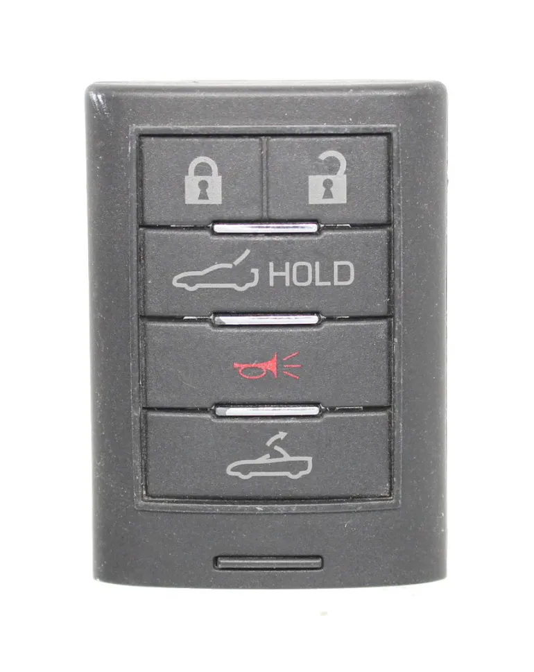 Unrefurbished OEM Chevrolet 23465954 NBGGD9C04 5 Button Key Fob - Grade C