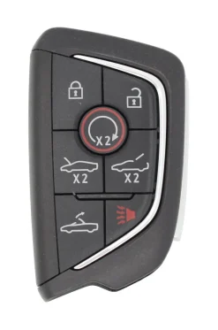 Unrefurbished OEM Chevrolet YGOG20TB1 7 Button Key Fob - Grade A