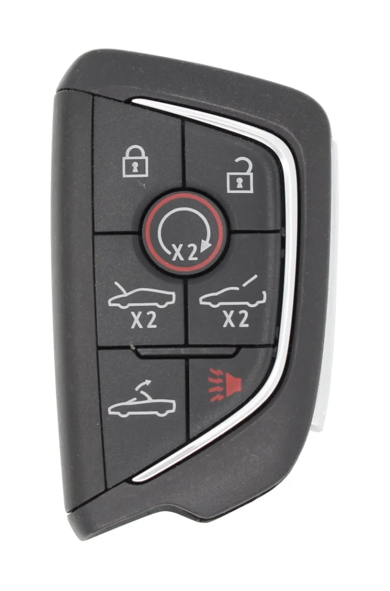 Unrefurbished OEM Chevrolet YGOG20TB1 7 Button Key Fob - Grade A