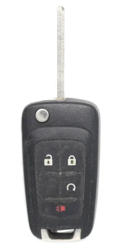Unrefurbished OEM Chevrolet 20835404 OHT01060512 4 Button Key Fob - Grade A
