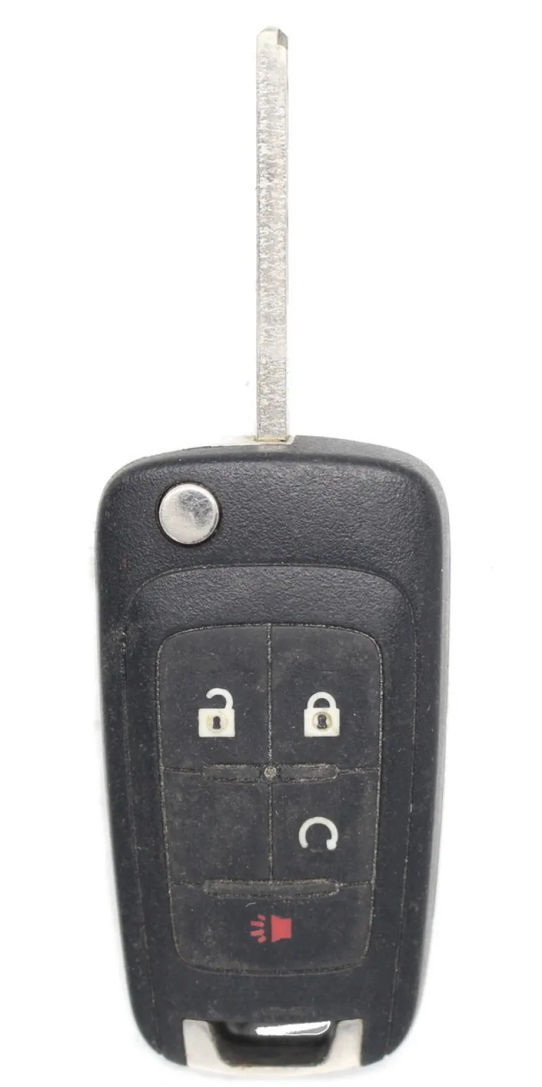 Unrefurbished OEM Chevrolet 20835404 OHT01060512 4 Button Key Fob - Grade A