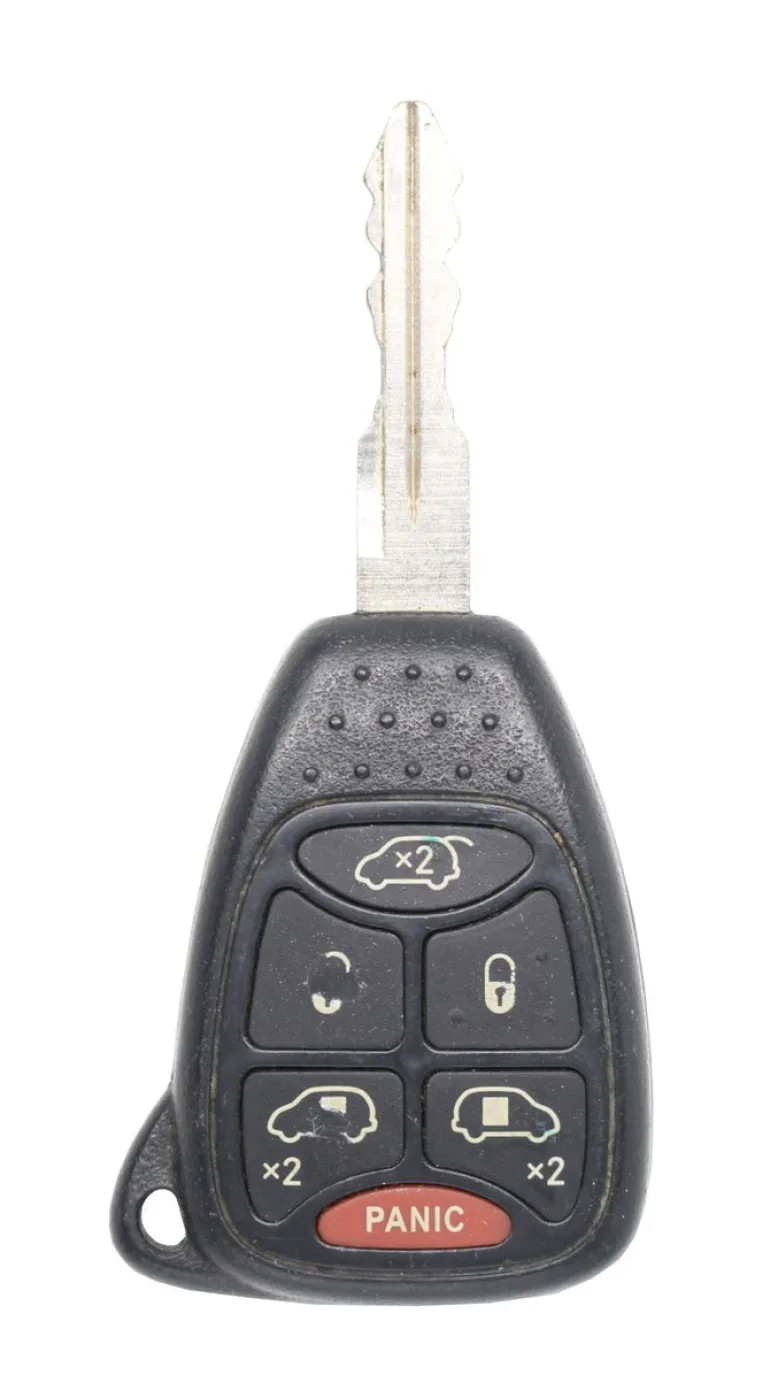 Unrefurbished OEM Chrysler 68291093AA AB OHT692714AA 6 Button Key Fob - Grade C