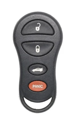 Unrefurbished OEM Chrysler Dodge Jeep GQ43VT17T 4 Button Key Fob - Grade C