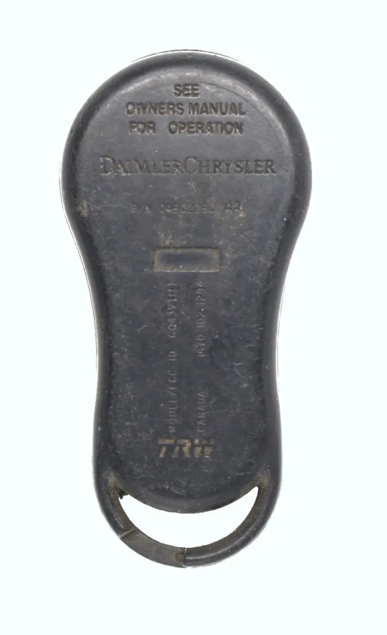 Unrefurbished OEM Chrysler Dodge Jeep GQ43VT17T 4 Button Key Fob - Grade C