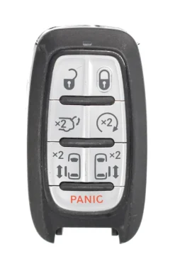 Unrefurbished OEM Chrysler KeySense 68238689AC M3N-97395900 7 Button Key Fob - Grade C