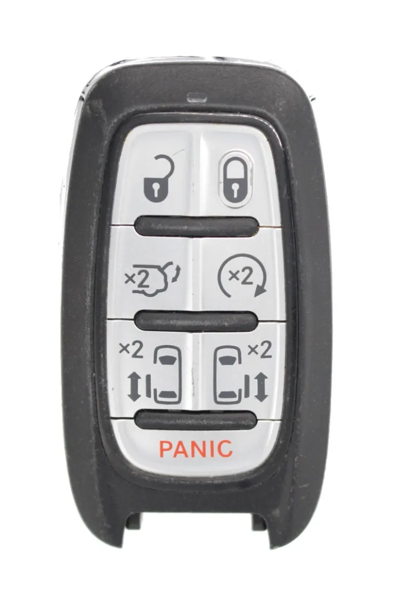 Unrefurbished OEM Chrysler KeySense 68238689AC M3N-97395900 7 Button Key Fob - Grade C